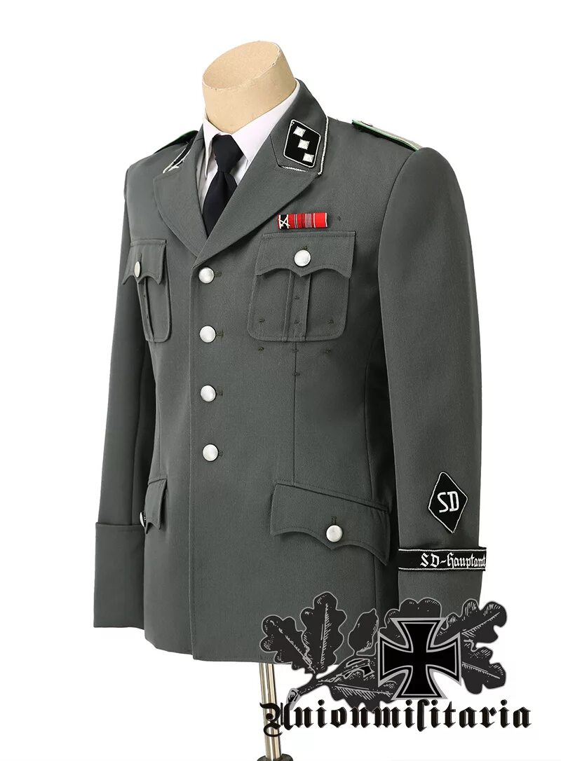 Ww2-German-m34-m37-Officer-Tunic-1484-a. Немецкая форма СД. Униформа СД. Униформа SD.