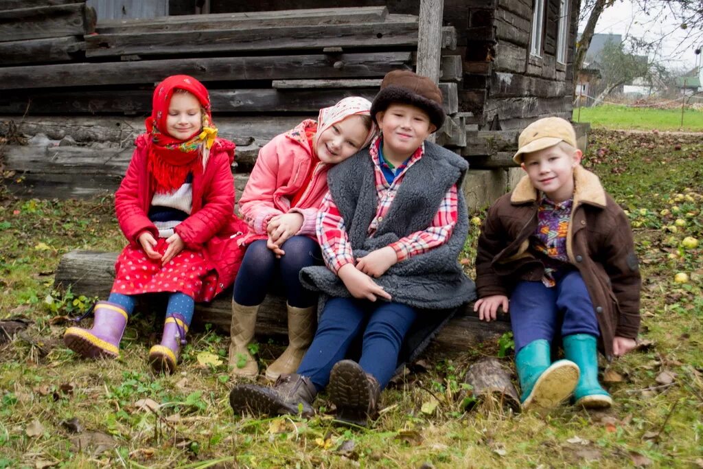 Фото сельских детей