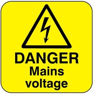Danger high voltage six