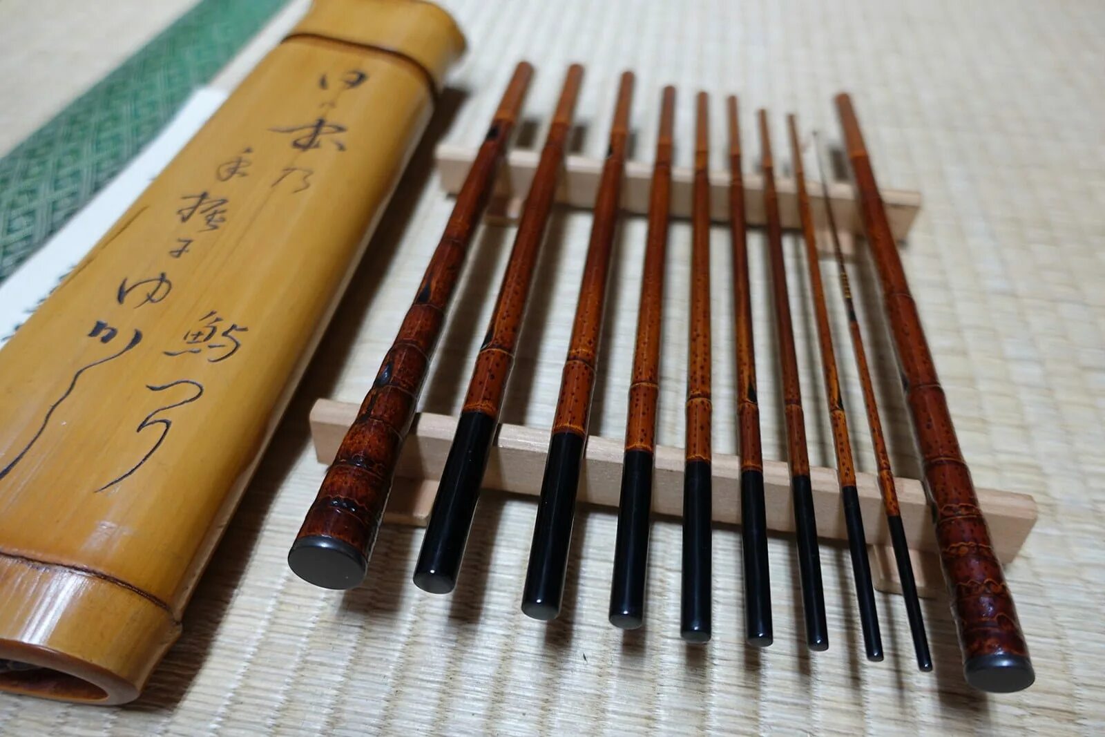 Bamboo Fly Rod. Edo Wazao. Японские бамбуковые удочки. Удочка бамбук.