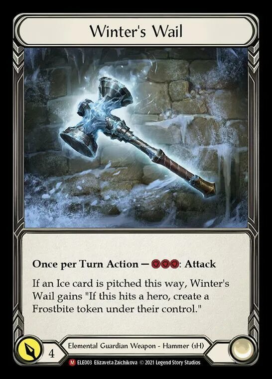 Wail of the Winter Revenant. Once per turn. Gulgoleth's Wail. Once per