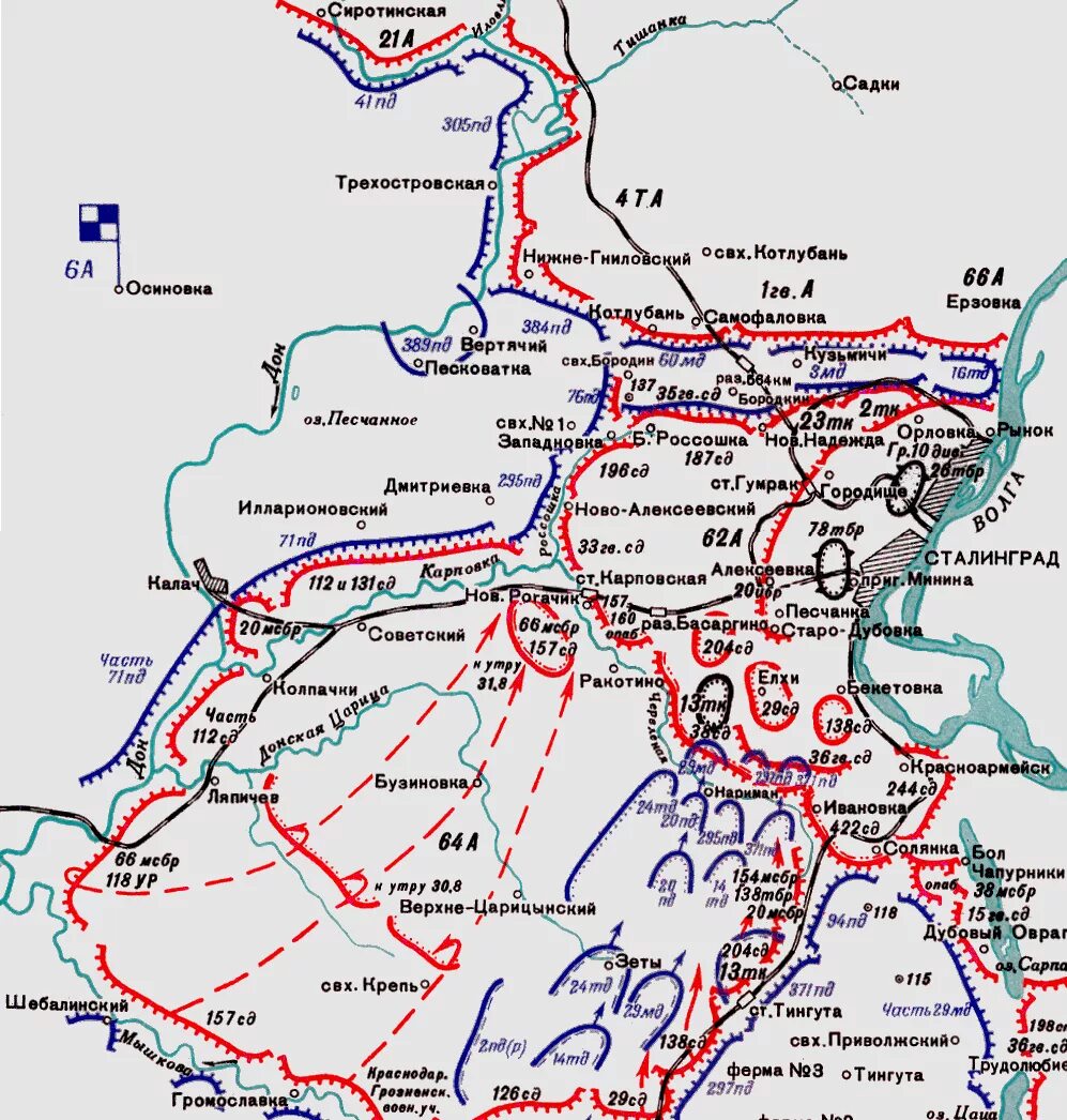 Военные карты сражений. Сталинградская битва оборона карта 1942. Карта боев под Сталинградом в 1942. Карта Сталинградской битвы август 1942. Карта 1942 года Сталинградская битва Котлубань.