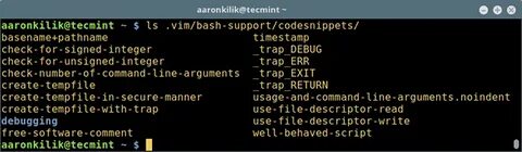 Bash support