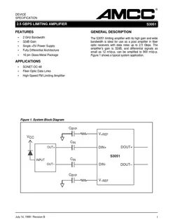 Device specification