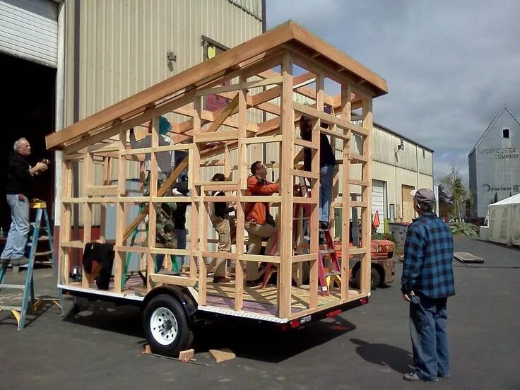 Build tiny house. Передвижной сарай. diy tiny house. tiny house build. diy prius tiny house.