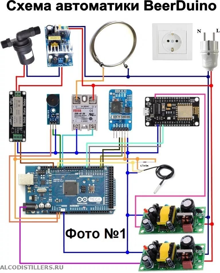 Собираем автоматику. Автоматика для пивоварни на ардуино Mega 2560. Контроллер самогонного аппарата на ардуино. Автоматика для пивоварни на ардуино Mega 2560 Beerduino. Автоматика для самогоноварения на ардуино.