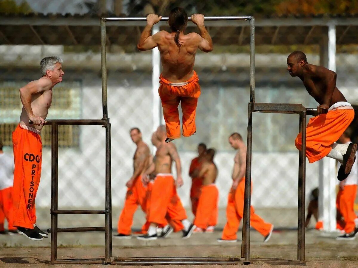 Качки в тюрьмах. Тюрьма в США. Заключенные в американских тюрьмах. Зеки в американских тюрьмах. Спорт в американских тюрьмах.
