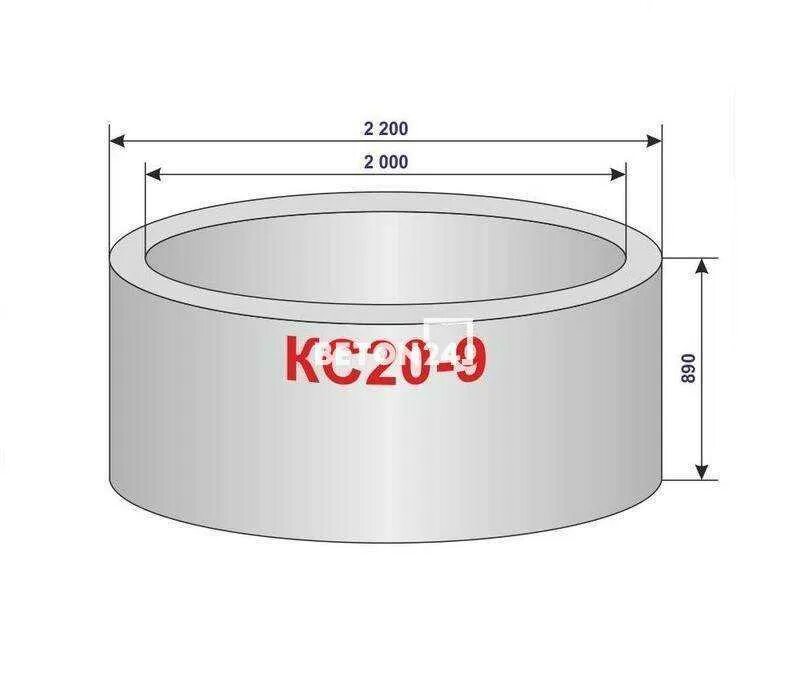 Кольцо стеновое кс 7. 9. Кольца железобетонные высота 90 см, d 1,5 м. Кольцо бетонное 1. Кольцо колодца кс 10-6.