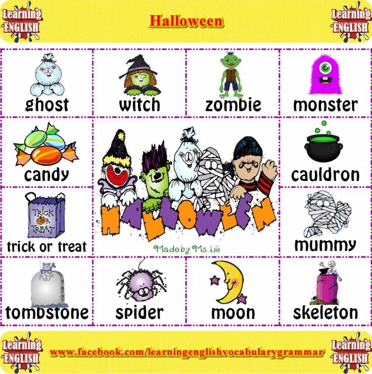 What colours are associated with halloween