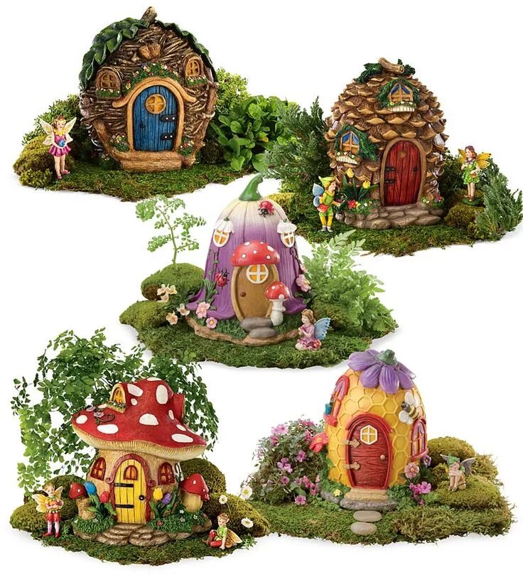 Fairy village. Сказочный домик. С кащачные домик и. Домик феи. Домик гномика.