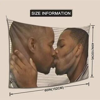 Amazon Com Two Black Men Kissing Meme Tapestry Wall Hanging Anime Tapestrie...