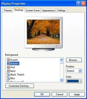 Display properties