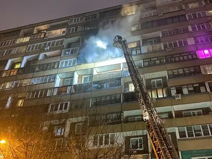 Пожар в западном