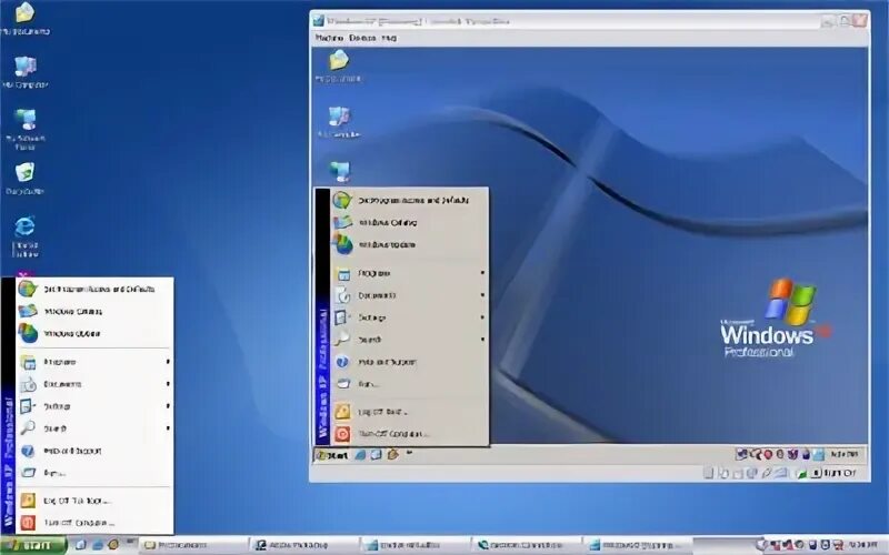 Guest operating system. Guest operating system