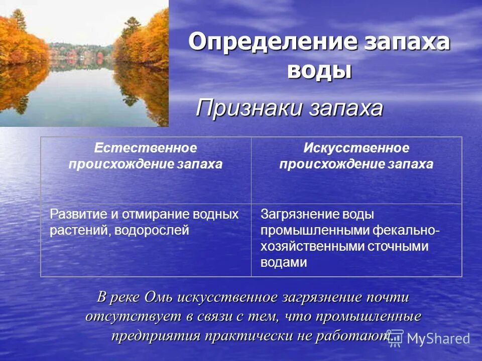 Воды естественного происхождения. Как определяется запах воды. Определение запаха воды. Запах воды естественного происхождения.