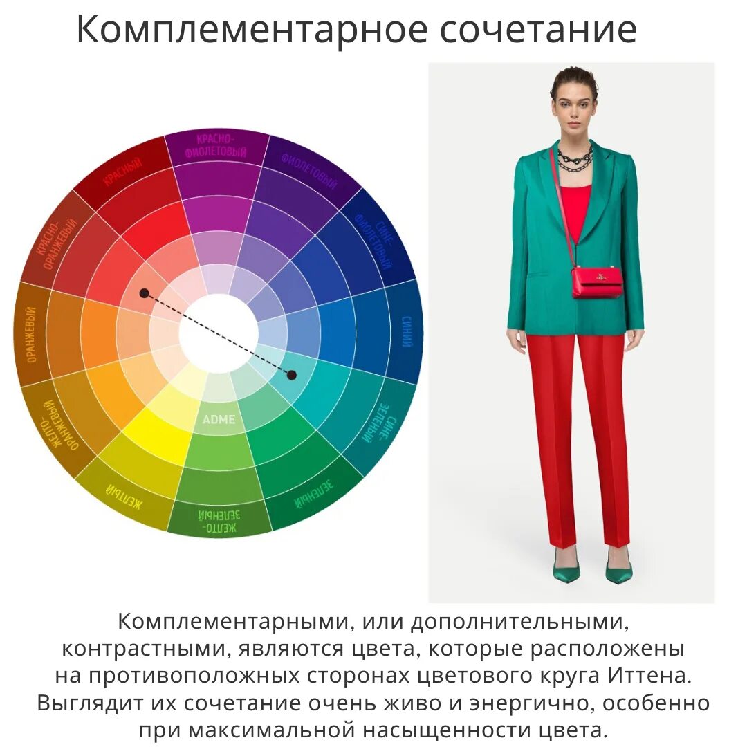 Какой основной образ. Контрастные сочетания цветов. Цветовые сочетания в одежде. Контрастное сочетание цветов в одежде. Сочетание трех цветов в одежде.