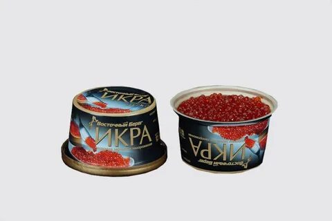 Банка красной икры горбуша