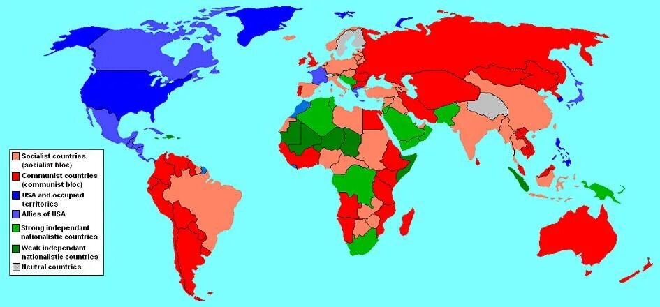 Социалистические страны. Страны социалистической ориентации карта.