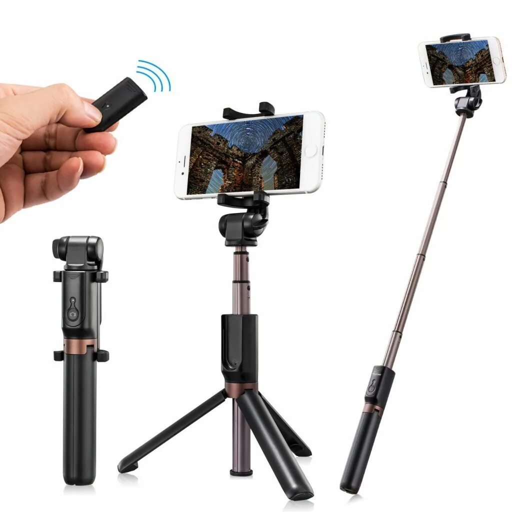 Монопод xiaomi tripod bluetooth. Беспроводная селфи палка. selfie stick. палки для телефона короткие. монопод и трипод разница.
