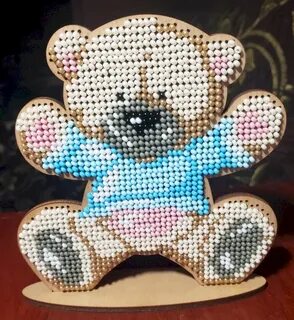 Мишка из бисера