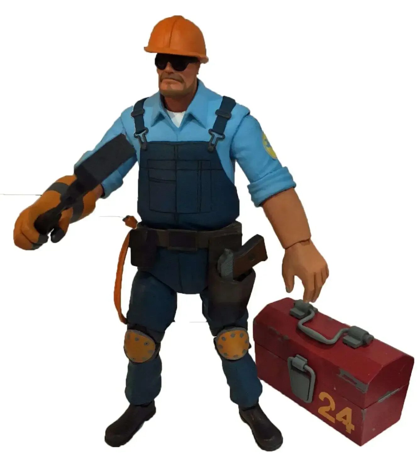 Синий инженер из Team Fortress 2. Фигурки тим фортресс 2 инженер. Team Fortress 2 NECA. Team Fortress 2 NECA Figure.