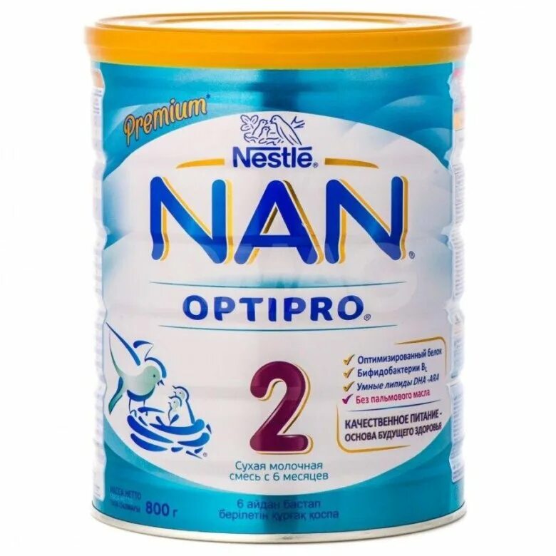 Купить смесь nan. Nan 2 Optipro 800. Смесь нан 2 оптипро 800. Смесь молочная нан-2 оптипро 800г. Смесь молочная нан-1 оптипро BL 800г.