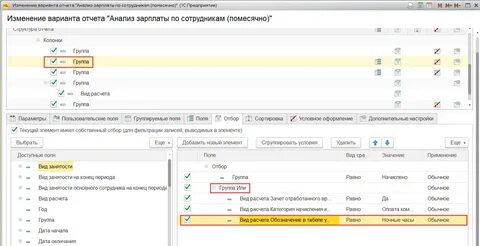 Анализ зарплаты по сотрудникам