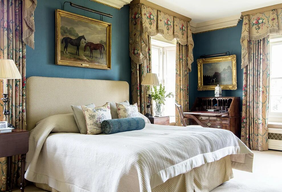English Elegance - AH&L English bedroom, Home bedroom, Bedroom interior
