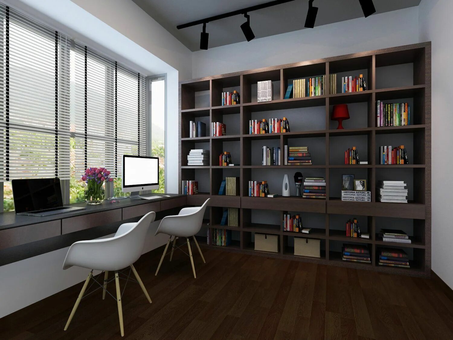 Library room - Portfolio work - Evermotion.org Home library
