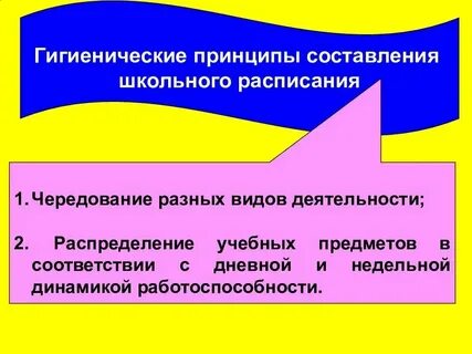 Закон чередования разных типов деятельности