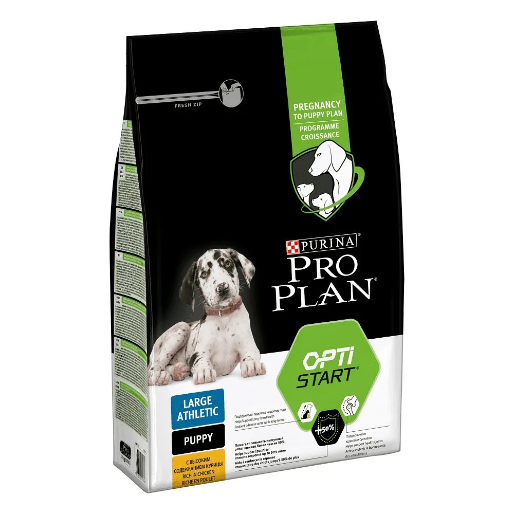 Корм для щенков Purina Pro Plan OPTISTART курица 700г. Pro Plan large Puppy Athletic для щенков крупных пород атлетического телосложения. Pro Plan OPTISTART для мелких и карликовых. Purina Pro Plan для щенков мелких и карликовых пород. Pro plan puppy