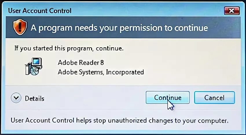 The system unauthorized changes on the