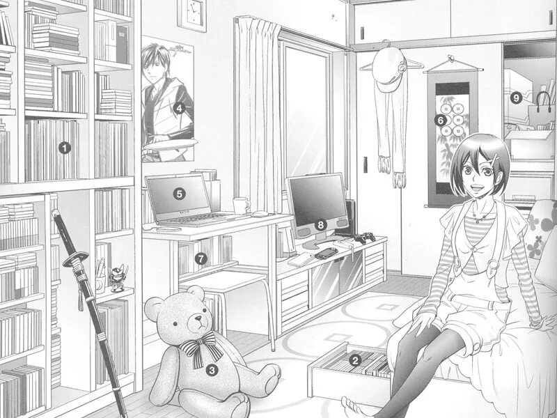 Комната для срисовки. Комната в стиле манга. Room without window manga. Room without window manga. Окна для манги.