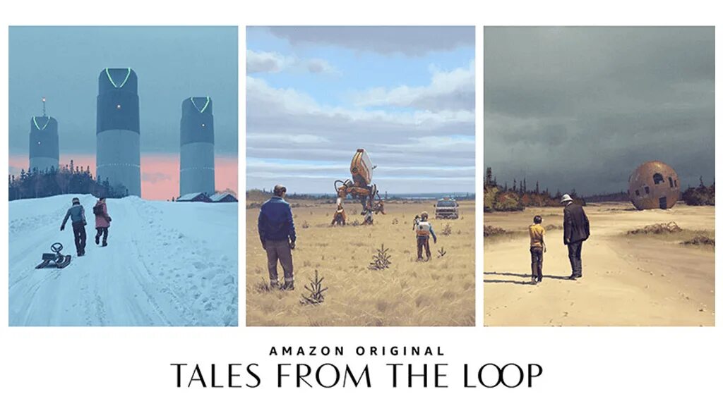 Tales from the loop Постер. Рассказы из петли. Рассказы из петли / Tales from the loop (2020).