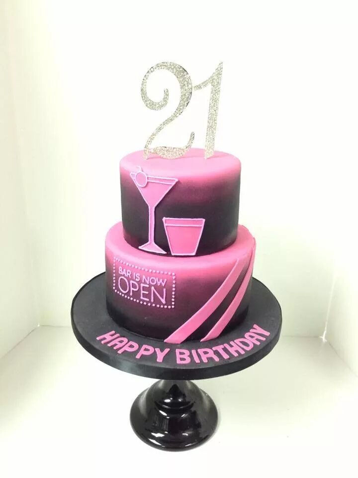 21st number cake 21st birthday cakes, 21st birthday cupcakes, Purple cakes birth