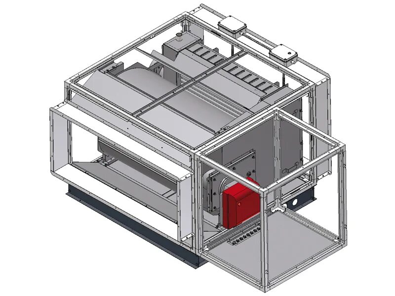 Корпус агрегата. Корпус агрегата. 10. Опорный короб под воздухонагреватель. Проект помещения для дизельного воздухонагревателя.