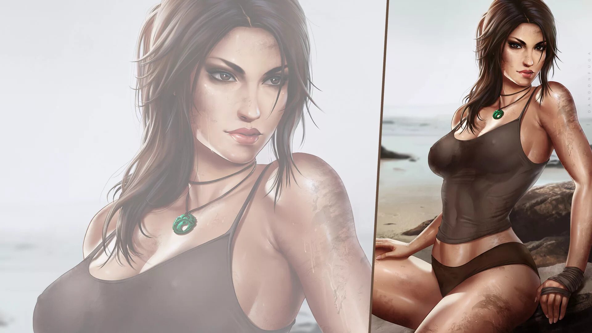 Lara croft in the gatekeeper. Tomb raider dandonfuga. лара гейткипер. dandonfuga йениффер. dandonfuga lara croft.