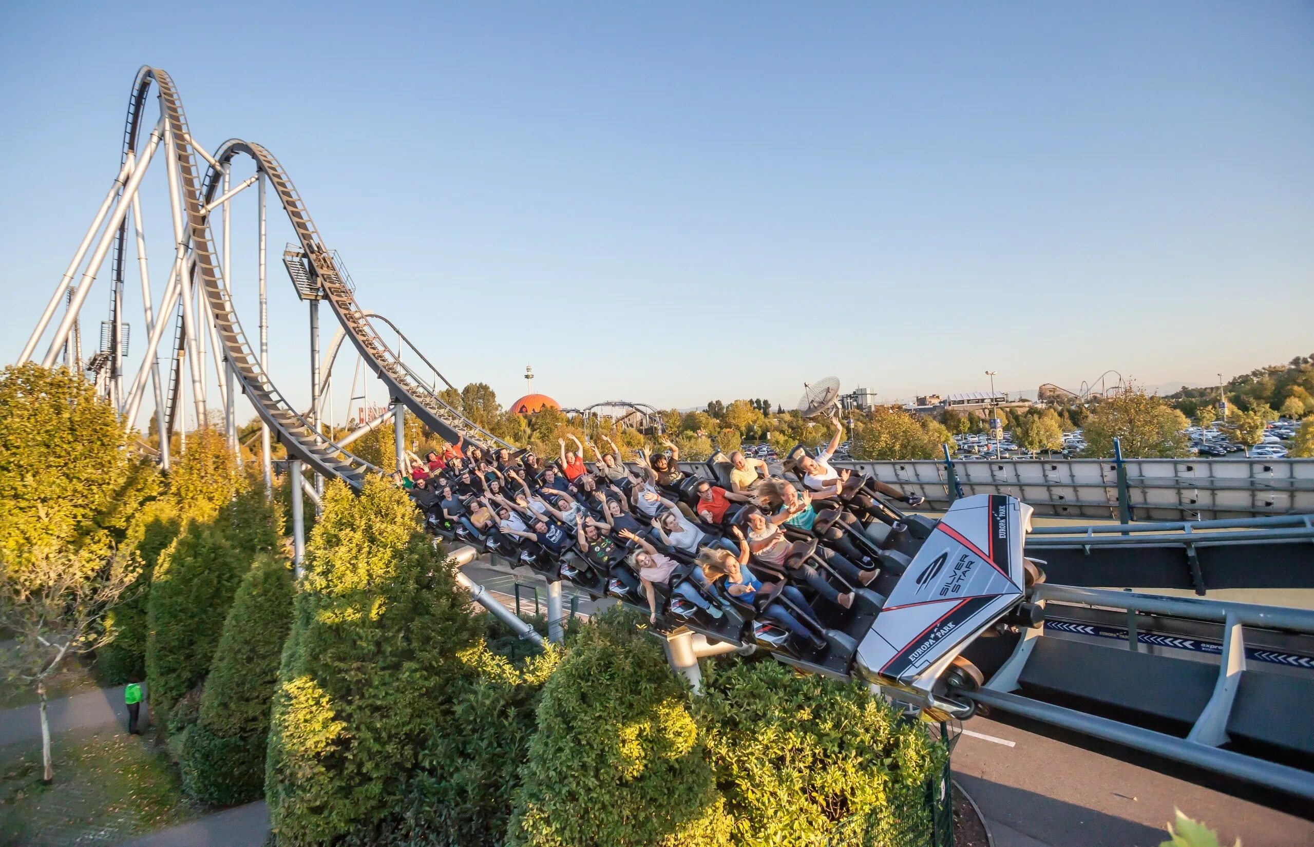 Европа парк аттракционы. Парк аттракционов Europa Park в Германии. Европа парк Руст Германия. Silver Star, Europa Park, Руст (Баден), Германия.