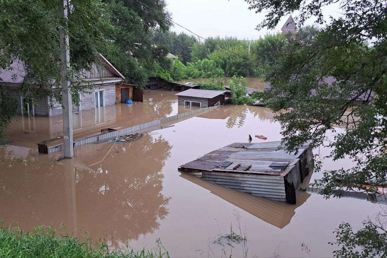 Сколько домов затопило