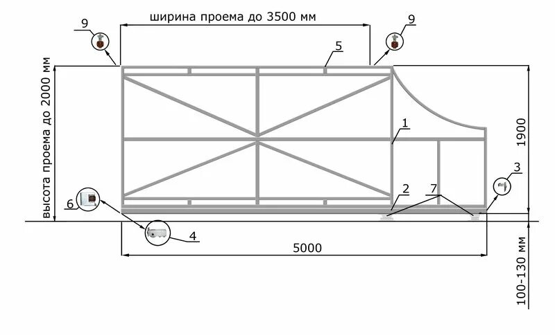 Калькулятор откатных ворот. Чертеж откатных ворот для проема 4м. Чертеж откатных ворот 3.5. Чертеж откатных ворот 4 на 2. Чертеж откатных ворот 3.5 метра.