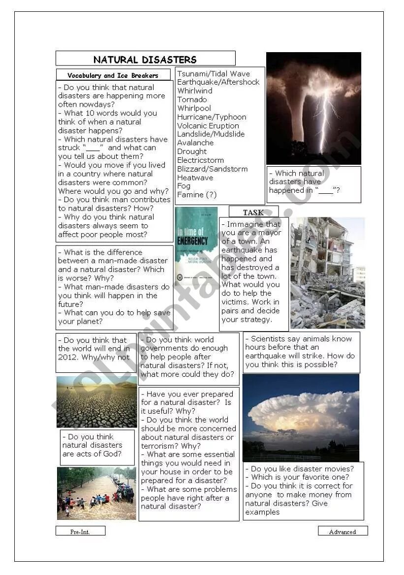 Natural disasters test. Стихийные бедствия на английском. Worksheets стихийные бедствия. Задания на тему natural Disasters. Natural Disasters упражнения.