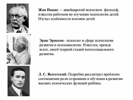 Психологи имена