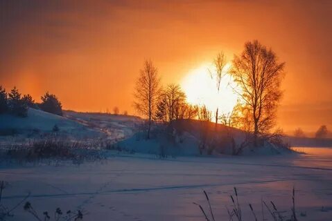 Зимняя заря