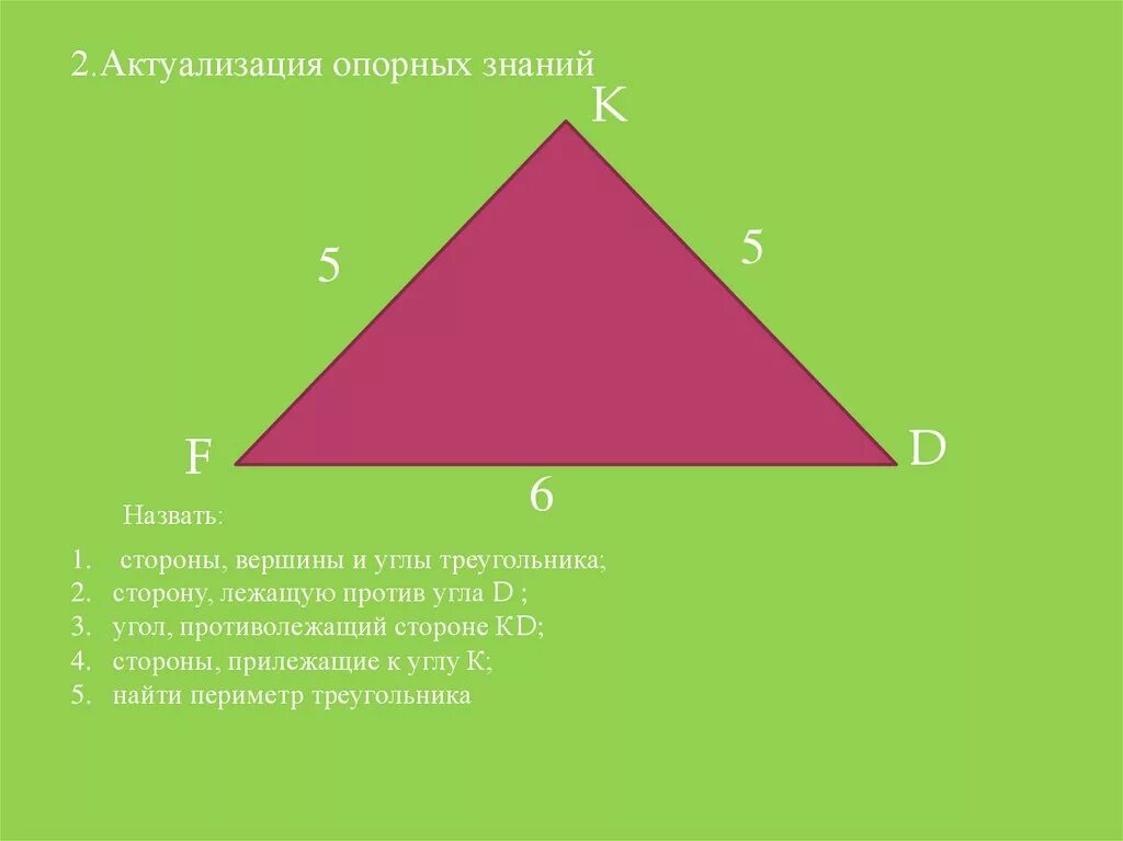 Назовите стороны данного треугольника. Стороны вершины и углы треугольника. Стороны вершины углы треугольника 7 класс. Сторона лежащая против угла в 120 градусов. Треугольник вершины углы стороны 2 класс.