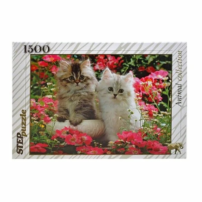 Пазл Step Puzzle animal collection котята (83022), 1500 дет.. Пазл "котята", 1500 элементов. Пазл котята 1500. Пазл 1500 деталей коты. Пазлы котята собранные