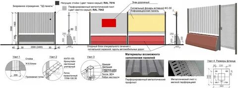 Забор тип 1