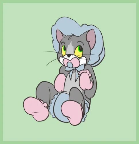 Бейби Пусс Джерри. Том и Джерри Baby puss. Tom and Jerry Baby Tom. Том и Джерри diaper.