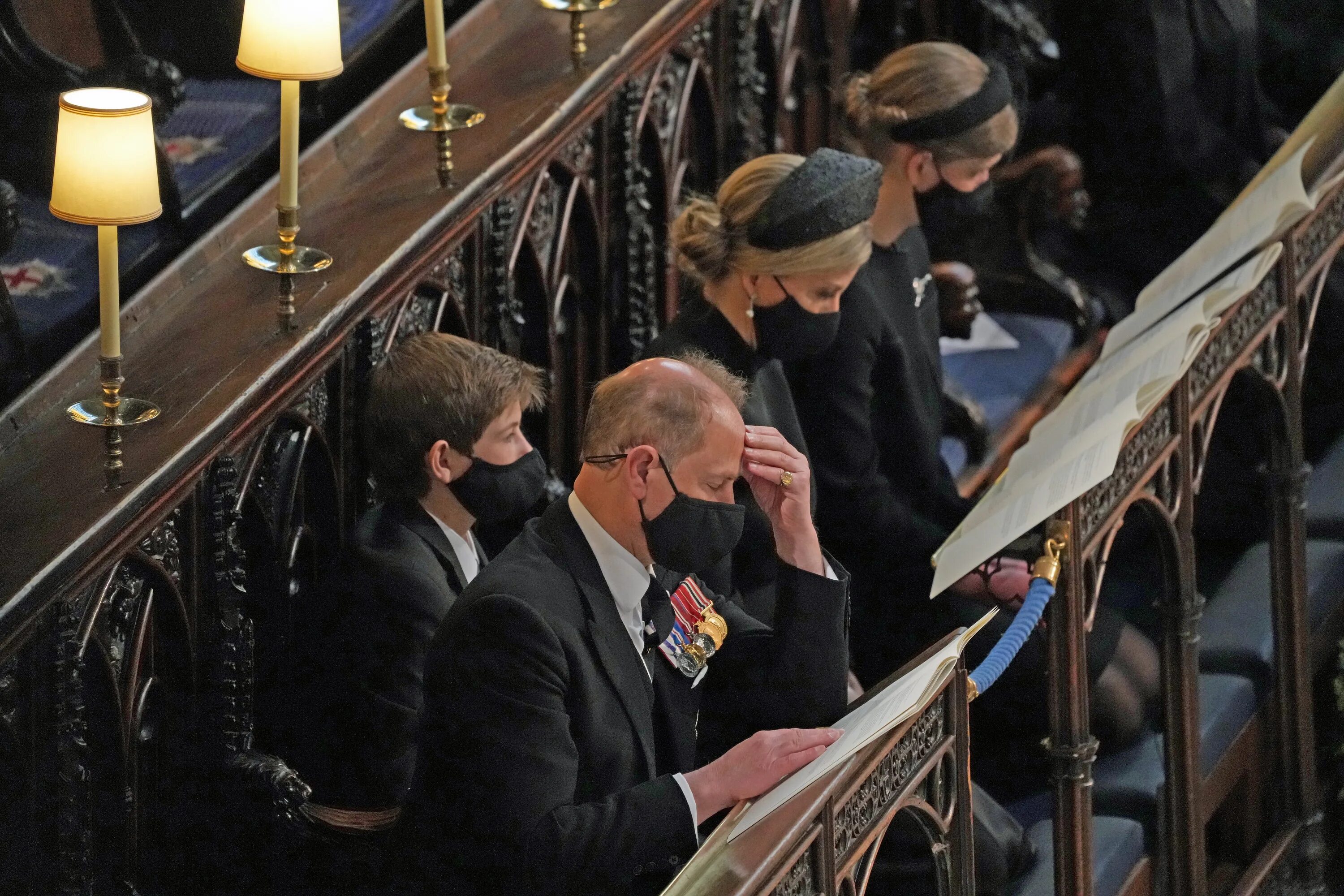 Похороны герцога Эдинбургского Филиппа. Прощание гостей