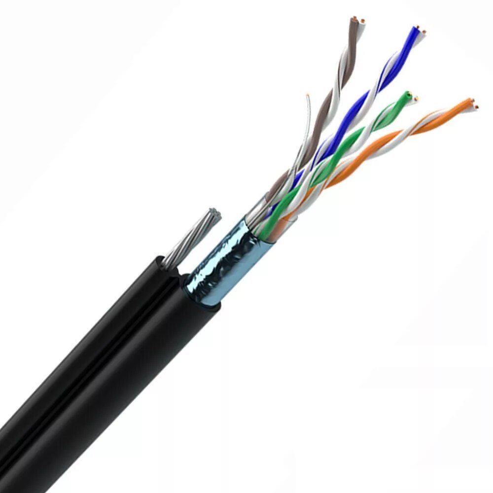 U utp cat 5e pvc 4х2х0 52. Кабель ftp4 Cat 5e внешний с тросом 305м. FTP 4pr 24awg cat5e Outdoor + трос кабель уличная витая. Кабель f/UTP 4х2х24awg Cat 5e. Кабель f/UTP Cat 5e pe 4х2х0,52.