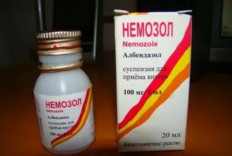 Детская суспензия от глистов